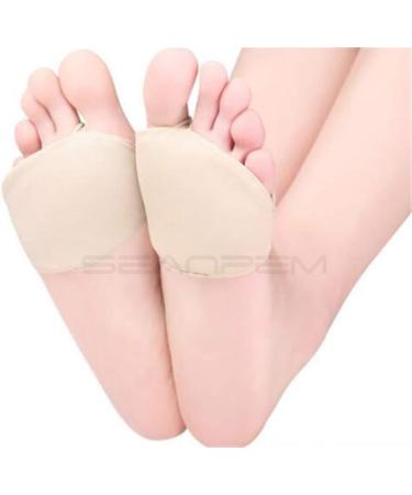 Buy Anti-Grinding Forefoot Pillow & Silicone Toe Pad for Ballet Dance | Pain Relief Sock Inserts - Small Beige - Buy Online on GoSupps.com