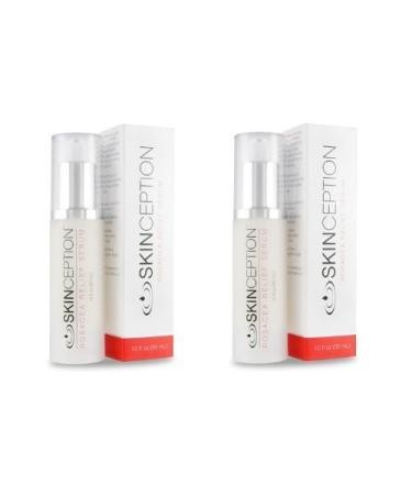 2 Bottles Skinception Rosacea Relief Serum 1 oz.