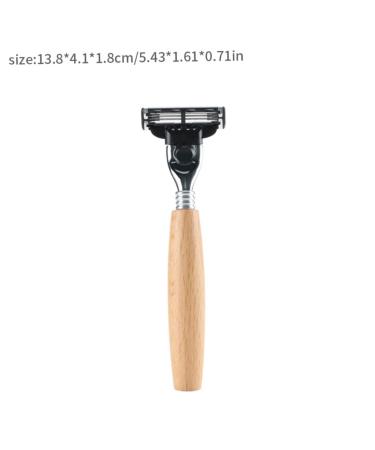 Premium Double Edge Security Razors with Wooden Handle | Portable & Reusable Shaving Tools for Men & Women - Shop Now! - Buy Online on GoSupps.com