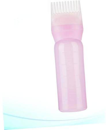 DOITOOL Hair Color Brush Bowls Hair Tint Bottle Root Bottle Hair Coloring Supplies Hair Tinting Kit Oil Hair Dye Hair Coloring Bottle Applicator Mix Dry Cleaning Bottle Pink - Buy Online on GoSupps.com