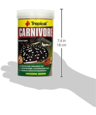 TROPICAL Carnivore Food for Aquariums 1 L - Buy Online on GoSupps.com
