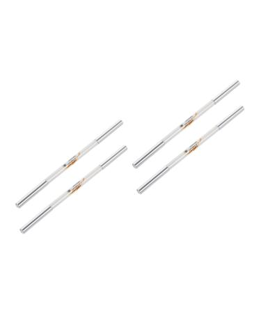 Healvian 4 Pcs Double-headed Waterproof Eyebrow Pencil Brown Eyebrow Pencil Brow Pen Brush Abs (shell) 1 count (Pack of 1) Assorted Colorx2pcs