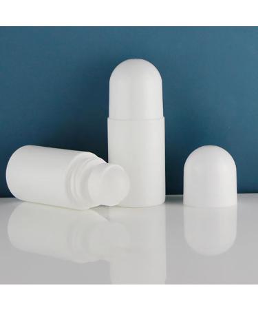 4 Pcs Refillable 50ml Rollerball Bottles - Empty Plastic Essential Oil Deodorant & Perfume Containers - Eco-Friendly & Reusable - Buy Online on GoSupps.com