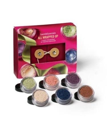 loose mineral ALL WRAPPED UP 6-Piece Eyecolors Eye Shadow Kit Garland Mistletoe Tinsel Bauble Gift Present