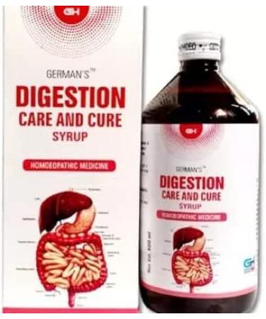 German Homeo Care & Cure Digestion Syrup (125ml) - Fast Relief for Constipation & Gastritis - Highly Effective Formula with Free Ujala Eye Drop - Buy Online on GoSupps.com