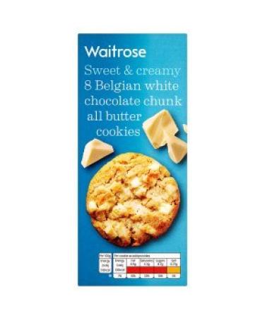 Waitrose Waitrose - Belgian White Chocolate Biscuits - 200g