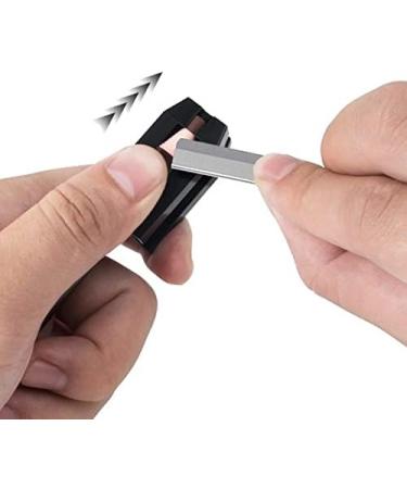 IYRYSOTT Eyeliner 4 Types Slot Eyebrow Pencil Sharpener Eyebrow Pencil Sharpening Tool for Eyebrows Makeup Pen Black Felt Eyeliner - Buy Online on GoSupps.com