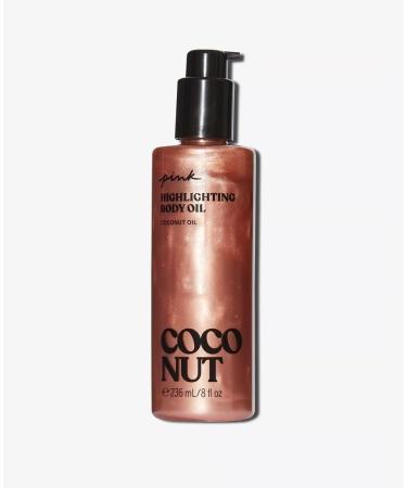 PINK Victoria's Coconut Highlighting Body Oil Body Care 8 oz. (Coco Oil)