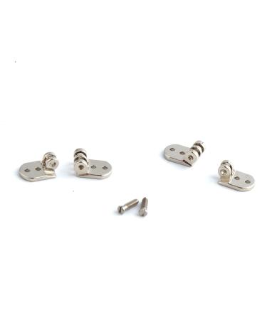 SBTRKT 10 Sets Eyeglass Hinges for Acetate Frame Plastic Frame TR Frame Metal Plastic Frame Replace Eyeglass Accessories