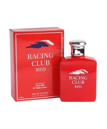 RACING CLUB RED Men's Cologne 3.4 Oz Eau de Parfum