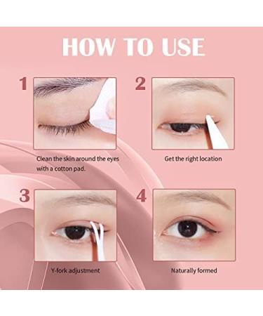 JIAWEIIY Invisible Eyelid Lifter Strips Kit Self-Adhesive Invisible Double Eyelid Tape with Fork Rods for Hooded Droopy Uneven Mono-eyelids (B) - Buy Online on GoSupps.com