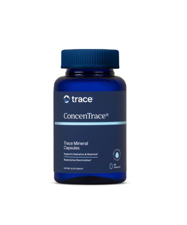Trace Minerals ConcenTrace Trace Mineral Capsules - ConcenTrace Capsules for Overall Health - Bone Strength Muscle Recovery & Energy Support - Gluten-Free & Vegan - 90 Count (30 Servings)