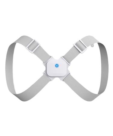 mdlian Back Shoulder Brace Posture Corrector Belt Adjustable Spine Support Correct Posture for Men and Women Gray Adjustable Gray