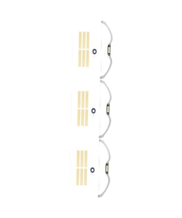 FOMIYES 3pcs Bow Eyebrow Ruler Eyebrow Level Ruler Eyebrow Horizontal Ruler Eyebrow Line Eyebrow Trimming
