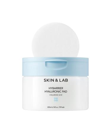 SKIN&LAB Hybarrier Hyaluronic Pad Deep Hydration & Cooling Stretchable Pads for Dryness & Inner Skin Tightness 70 Pads