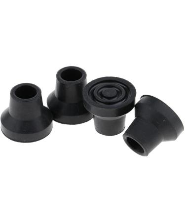 SDENSHI 4pcs 16mm Anti-Skid Durable Rubber Crutch Ferrules Cane Replacement End Tips - Black 16mm - Buy Online on GoSupps.com