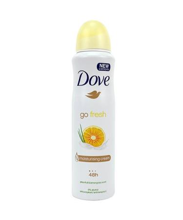 DOVE Dry Spray Antiperspirant 48 hours  (Go Fresh Grapefruit & Lemongrass) 5oz