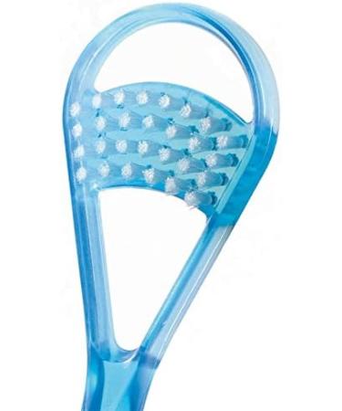 Miradent Tong-Clin de Luxe Tongue Cleaner - Blue Pack of 6 | Premium Oral Hygiene Tool International Shipping - Buy Online on GoSupps.com