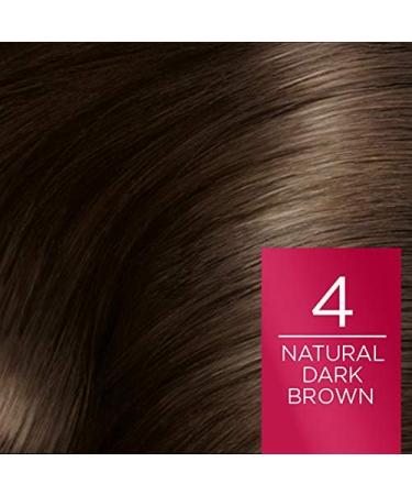 L'Oreal Excellence Permanent Hair Colour 4 Natural Dark Brown - Buy Online on GoSupps.com