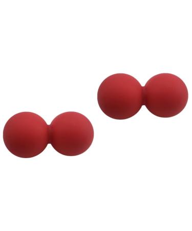 Ultechnovo 2st Plantar fasciitis massage Fitness-roller muscle roller Oarnut lacro-lacrosse massage roller peanuts Massage ball peanut ball peanut-yoga roller peanut balls massage bay scroll wheel