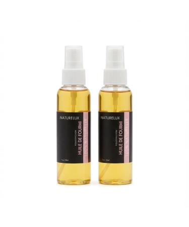 Lot de 2 Huiles de fourmi 30 ml Spray - Contre la pousse des poils - Natureluxy