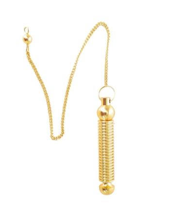 Valmoni Sport Pendulum ISIS 22 Egyptian Radiesthesia Batteries Gold Color 100% Divination Tools
