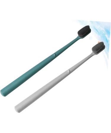 Fomiyes 6 Pc Reusable Travel Toothbrush Set - Soft Large Dusky Coal Brushes for Adults | Oral Care Tools for Effective Tooth Cleaning (3 Packs) - Buy Online on GoSupps.com