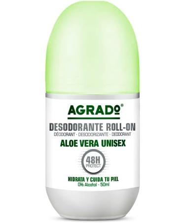 Agrado Aloe Vera Roll-On Deodorant (50 ml) - Buy Online on GoSupps.com