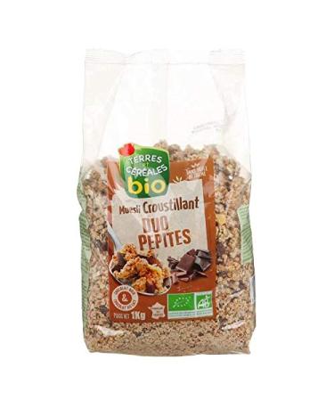 Terres et C r ales BIO Muesli Croustillant Duo Pepites Bio 1Kg