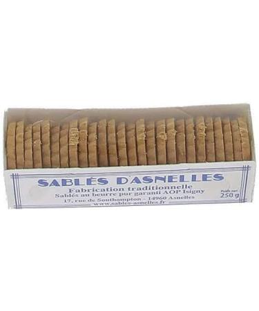 Les Sabl s d'Asnelles Box of Asnelles Shortbread Cookies - 250g - Normandy Products - Buy Online on GoSupps.com