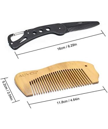 6-Piece Beard Grooming Kit with Organic Oil, Balm, Wax for Styling and Growth - Includes Bib, Brush, Combs - Large Storage Bag - Buy Online on GoSupps.com