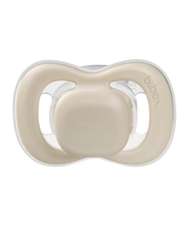 Buy b.box Baby Pacifier Size 2 (Pack of 2) - Natural Rubber Latex Round Teat Stays Clean | Ideal for 6 Months+ - Buy Online on GoSupps.com