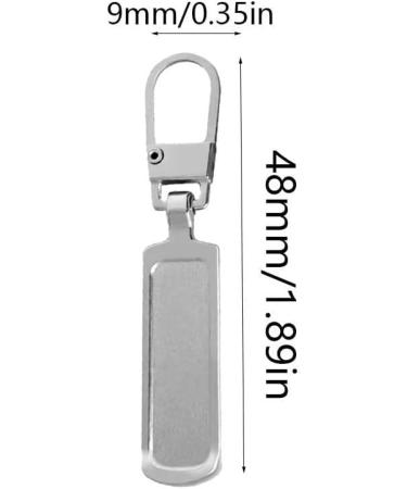 High-Quality Metal Zipper Pulls - 4PC Replacement Zipper Parts for Wallets Clothes Jeans & Luggage - Buy Online on GoSupps.com