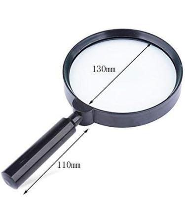 Portable Handheld Magnifying Glass Jumbo Size 5X Reading Magnifier Compatible with Books Newspapers Maps Coins Jewellery Hobbies Crafts Good Times - Buy Online on GoSupps.com