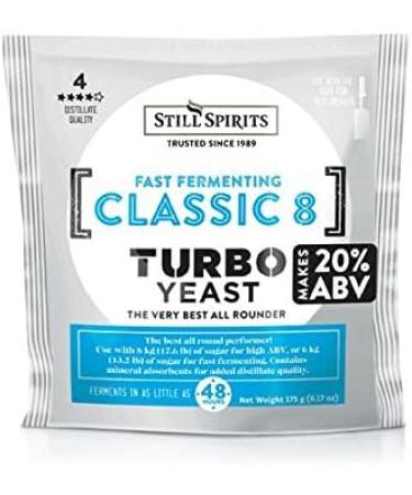 3x Still Spirits Classic 8 Urea Turbo Yeast (US/UK/CAN Only) 20% ABV - Buy Online on GoSupps.com