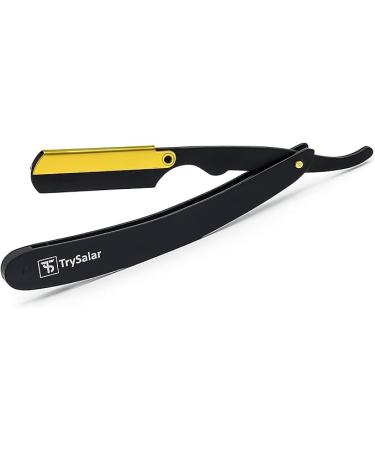 Professional Cut Throat Razor Kit for Men - Matte Black & 24K Gold Plated Barber Grade Straight Razor - Premium Shaving Experience - Buy Online on GoSupps.com