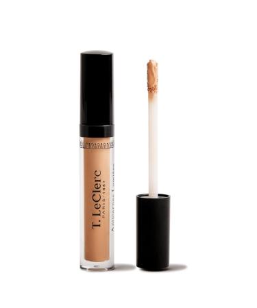 T. LeClerc Light-Reflecting Concealer - 2-in-1 Active Skincare - Corrects Dark Circles & Hydrates for 8 Hours - Bright Fresh Refreshed Look and Even Complexion - Vegan & Made in France (06 Amber 3.7 ml)