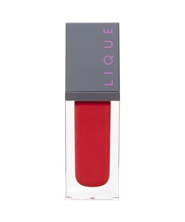 LIQUE Cosmetics Matte Liquid Lipstick  Long-Lasting  Smudge-Proof  & Rich Highly-Pigmented Formula with Doe Foot Applicator for Precise Application  Scandal  0.11 Fl Oz.