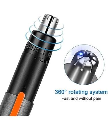 USB Rechargeable Nose and Ear Hair Trimmer | Professional Painless Clippers for Men & Women - Buy Online on GoSupps.com