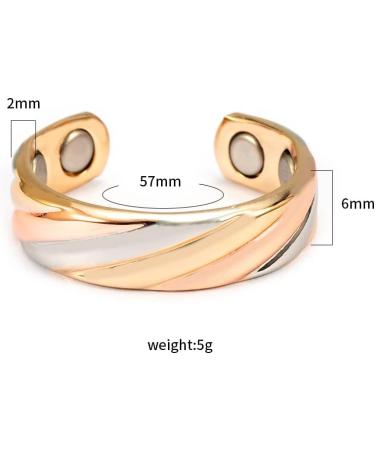 Magnetic Therapy Ring for Arthritis Pain Relief | 3500 Gauss Magnet for Men & Women Alleviate Migraines & Discomfort - Buy Online on GoSupps.com