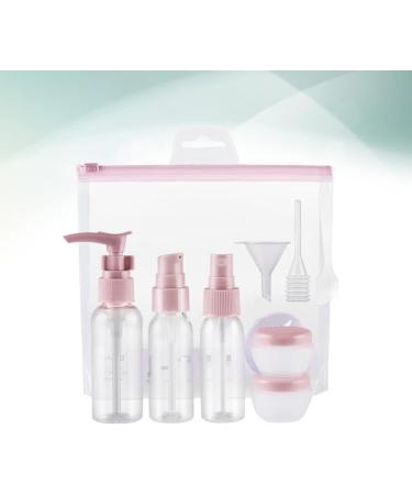 POPETPOP 1 Set Cosmetic Dispensing Bottle Lotion Bottle Cosmetics Kits Toiletries Cosmetic Storage Bottle Clear Container Lotion Container Sample Containers Portable Cream Travel 6.04X3.3cm Pink - Buy Online on GoSupps.com