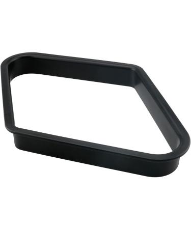 Ruiwaer 2pcs Black Plastic Billiard Ball Rack Set - 2-1/4 Inches Triangle & Diamond Rack - Pool Ball Accessories - Buy Online on GoSupps.com