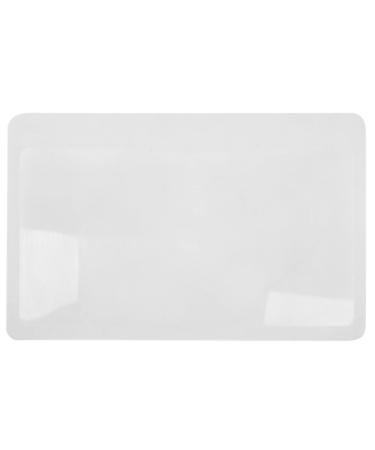 wemee 3 X Magnifier Magnification Magnifying Fresnel Pocket Credit Card Size Transparent Magnifying Glass