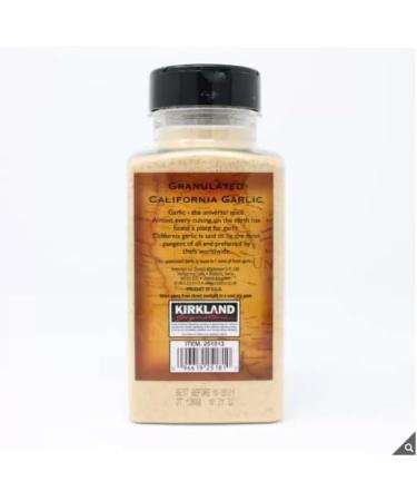 Kirkland Signature Granulated California Garlic- 100% California-grown Fresh Garlic - Kosher - Great for Recipes - 510g - Buy Online on GoSupps.com