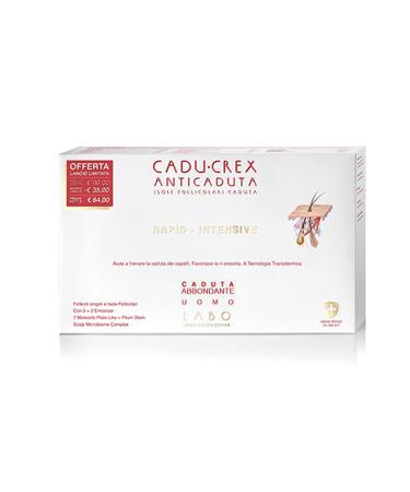 Cadu Crex Rapid Intensive Follicular Islands Treatment for Thinning Hair Hair Loss Men 40 Ampoules