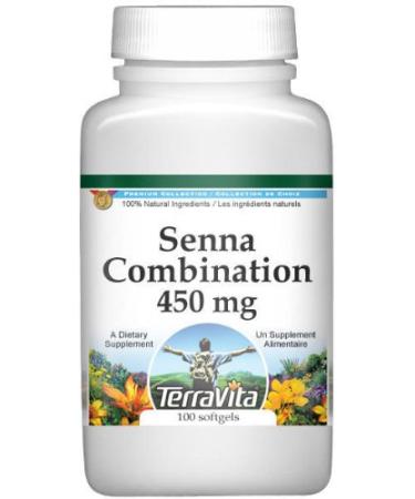 Senna Combination - Senna Fennel Ginger and Catnip - 450 mg (100 Capsules ZIN: 512576)