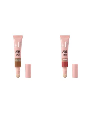 e.l.f. Halo Glow Contour and Blush Beauty Wands | Liquid Contour and Blush Wands For Radiant Look