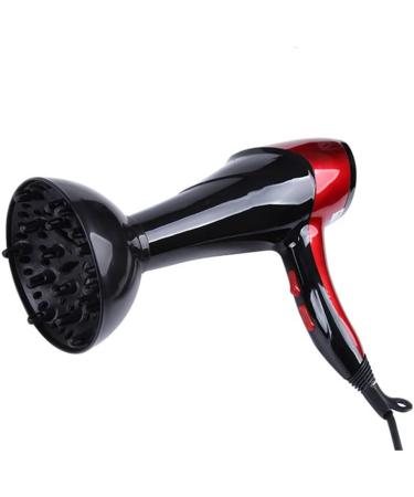 2000W Professional Hair Dryer with Nozzles Ionic Salon Powerful Hairdryer AC Motor Fast Blow Dryer with 3 Heat 2 Speed Low Noise Hairdryer Powerful Quick Drying for Home and Salon Red Small Gift - Buy Online on GoSupps.com