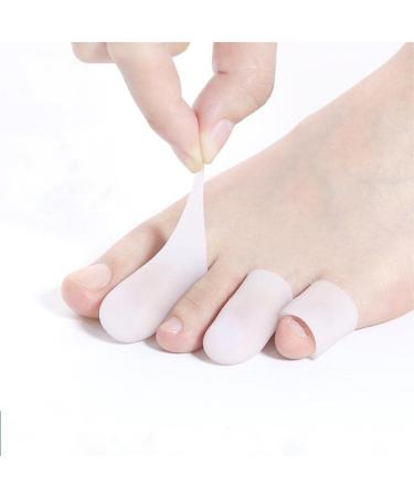 Carolhome Toe Protectors 14Pcs Soft Gel Toe Caps Silicone Toe Covers Sleeves for Foot Pain Relief  Toe Protectors Sleeves for Ingrown Toenails Calluses Hammer Toes Style 1