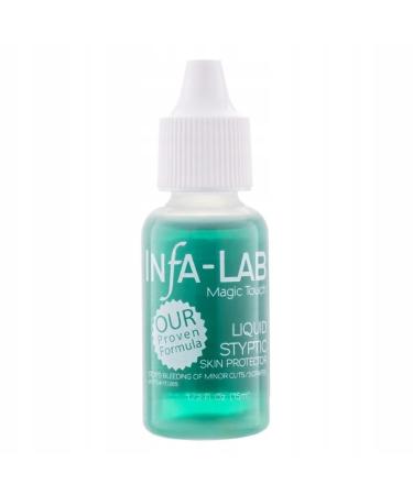 Liquid to stop cuticle bleeding - Hemostatic treatment for cuticles - Aloe vera care - Manicure - Infa-Lab - 15 ml